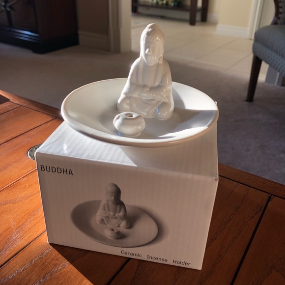 Buddha Ceramic Incense Holder - Picture 2 of 4